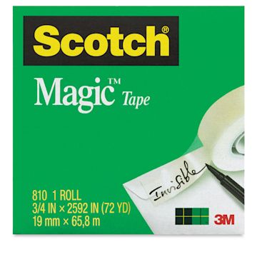 Open in modal - Scotch Magic Transparent Tape Roll - 3/4" x 72 yards, 3" Core