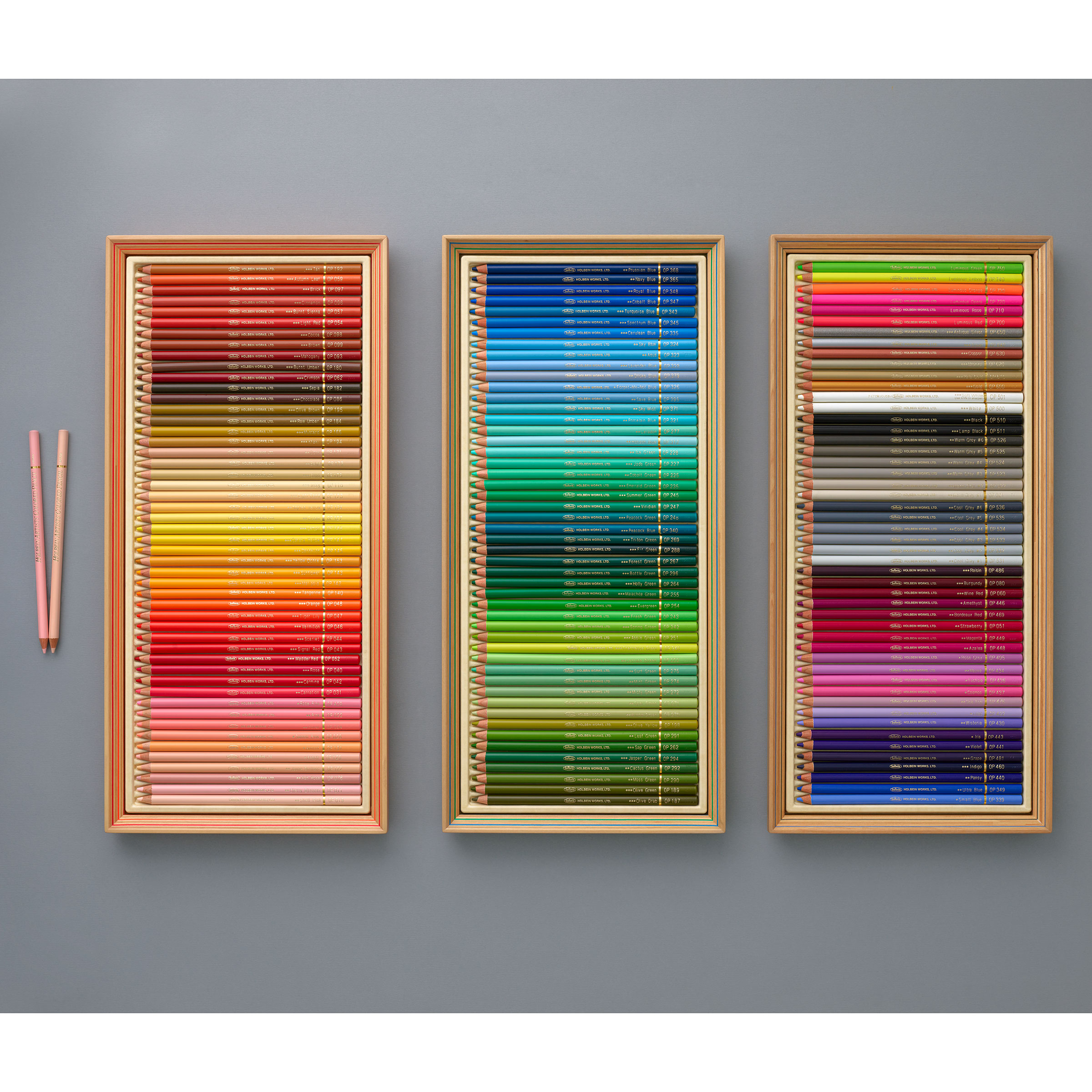Holbein Artists' Colored Pencil 30th Anniversary Wood Box Set