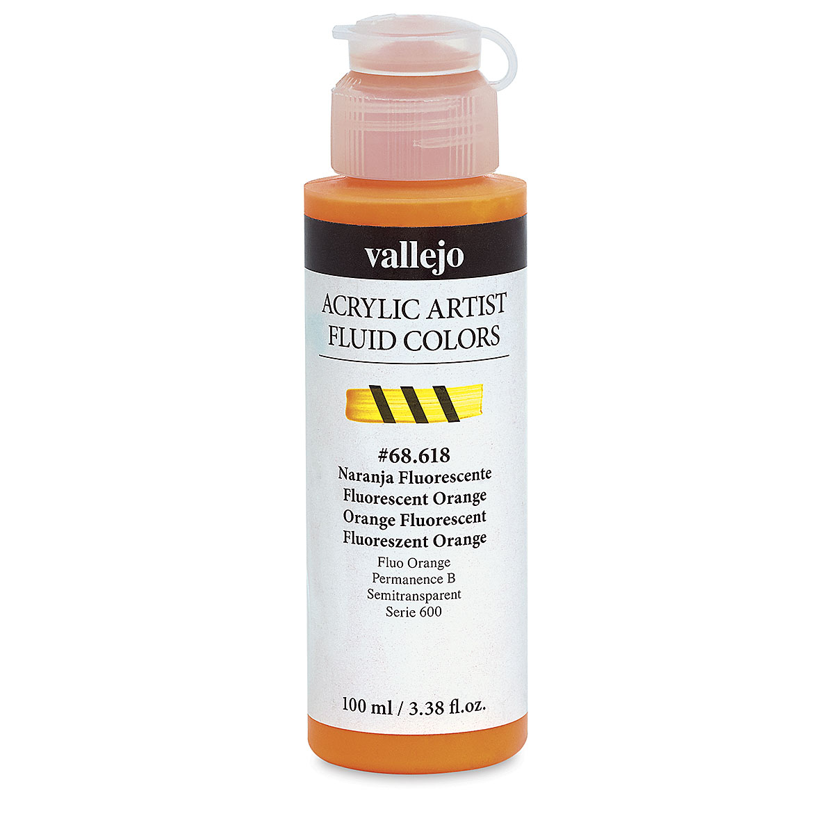 Vallejo Acrylic Paint, Clear Orange