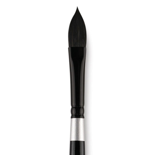 Black Velvet Silver Brush Dagger Stripper Brush 3/8 & 1/4 Watercolor Brush  Gouache Brush Fluid Acrylics Brush Ink and Dyes Brush 