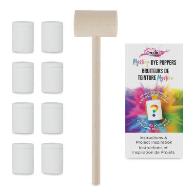 Tulip Mystery Dye Poppers Kit (contents)