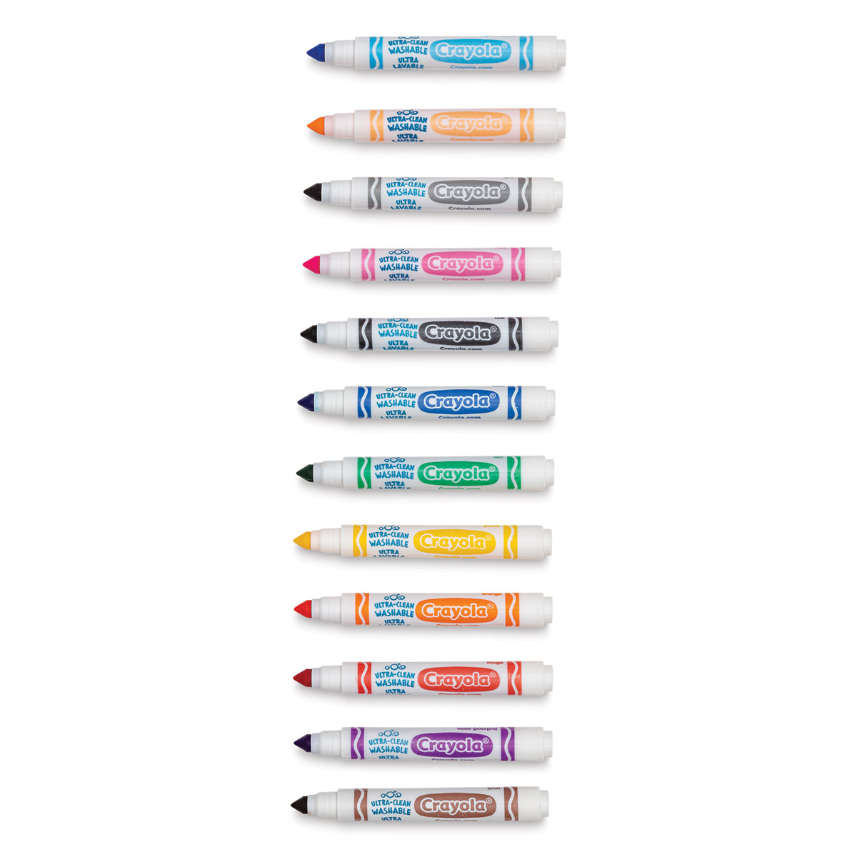 Crayola Classic Washable Marker Set - Classic Colors, Thin Line