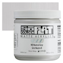Golden SoFlat Matte Acrylic Paint - N8 Neutral Gray, 473 ml, Jar
