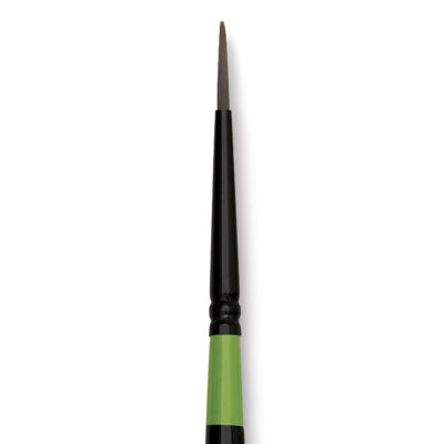 Utrecht Manglon Synthetic Brush-Round, Size 4, Long Handle