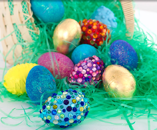 Embellished Plastic Eggs | BLICK Art Materials