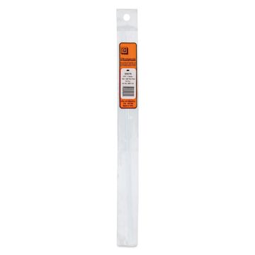 Open in modal - Plastruct Plastic Half-Round Rod - Pkg of 10, 0.03" Dia × 0.015" H × 10" L