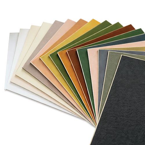 Crescent Berkeley Cream Core Matboard, a selection of colors fanned out.