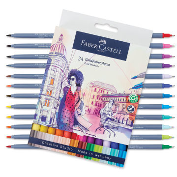 Faber-Castell Goldfaber Aqua Dual Marker - 449 Azure Blue