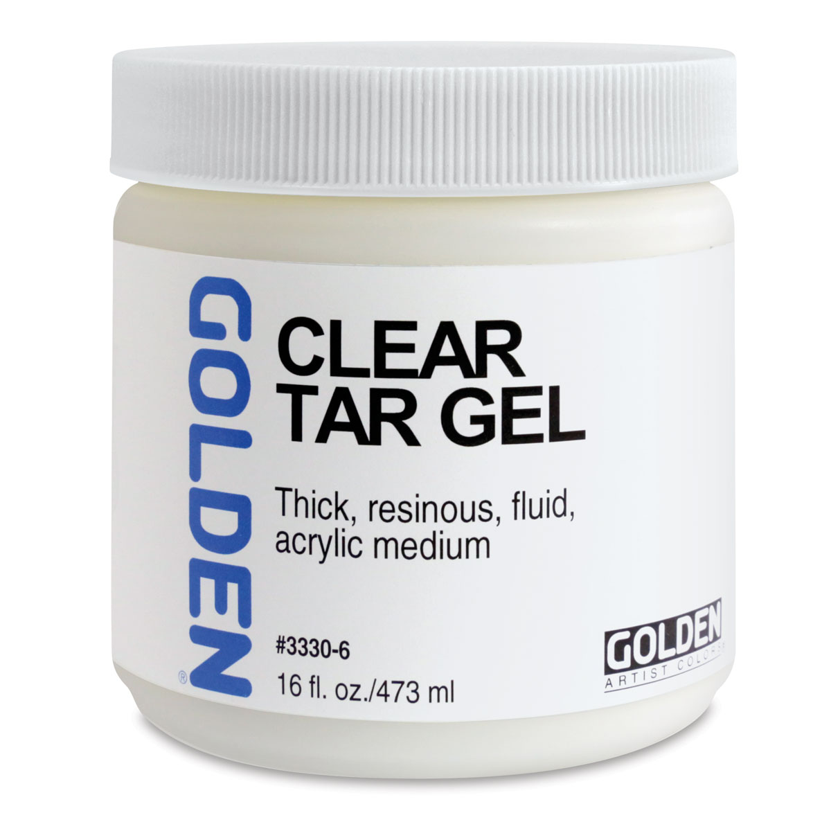 Golden Clear Tar Gel Medium - FLAX art & design