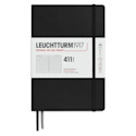 Leuchtturm1917 411 Notebook - Black, 5-3/4" x 8-1/4", Ruled