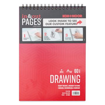 Open in modal - Koh-I-Noor Wirebound Drawing Pad - 9" x 12", Top Wire, front cover