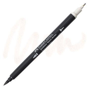 Open in modal - Faber-Castell Goldfaber Sketch Dual-Tip Marker - 270 Warm Grey I, swatch and marker