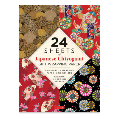 Gift Wrapping Paper Packs, Chiyogami, Pkg of 24, Package