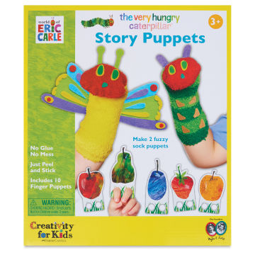 The Very Hungry Caterpillar Story Puppets Kit, front of the packaging