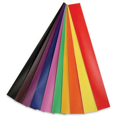Hygloss Pre-Gummed Chain Strips - Assorted Colors (Out of packaging)
