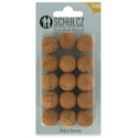 Schulcz Scale Model Foliage Spheres - Cork, 20 mm, Pkg of 15