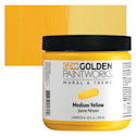 Golden Paintworks Mural and Theme Acrylic Paint - Medium Yellow, 16 oz, Jar