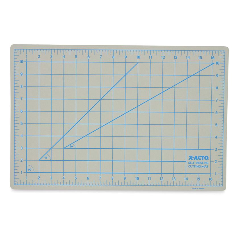 XActo SelfHealing Mat 12" x 18", Grey BLICK Art Materials