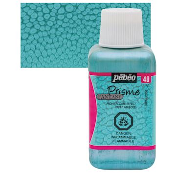Open in modal - Pebeo Fantasy Prisme Paint - Turquoise, 250 ml bottle and swatch