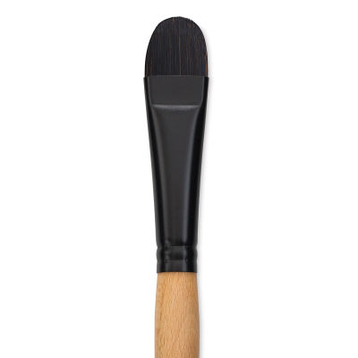 Princeton Catalyst Polytip Bristle Brush - Short Filbert, Long Handle, Size 12