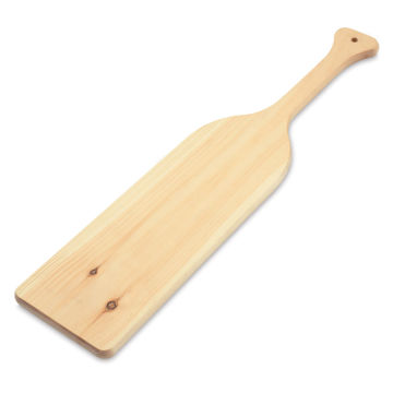 Walnut Hollow Pine Paddle - Plain paddle shown at angle
