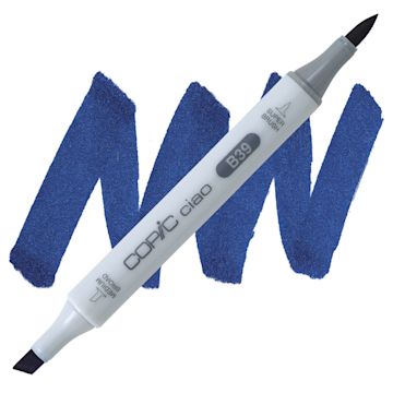 Open in modal - Copic Ciao Double Ended Marker - Prussian Blue B39 marker and swatch