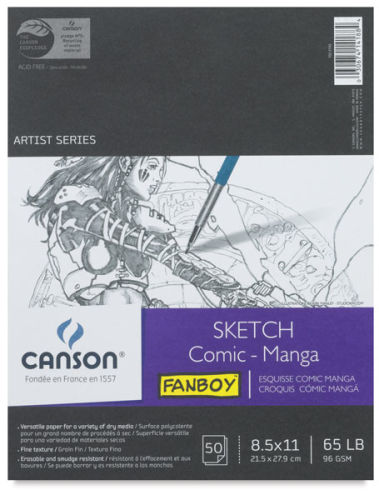 Canson Fanboy Comic book layout pages