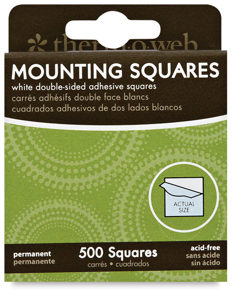 500 double sided photo mounting squares