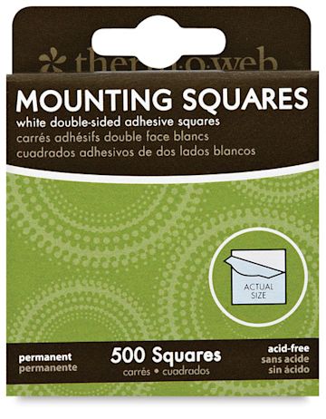 Open in modal - Therm O Web 3D Foam Squares - Front of 500 pc 1/2" Square Pack
