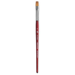 Princeton Velvetouch Series 3950 Synthetic Brush - Flat Shader, Size 8