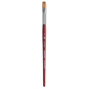 Princeton Velvetouch Series 3950 Synthetic Brush - Flat Shader, Size 8