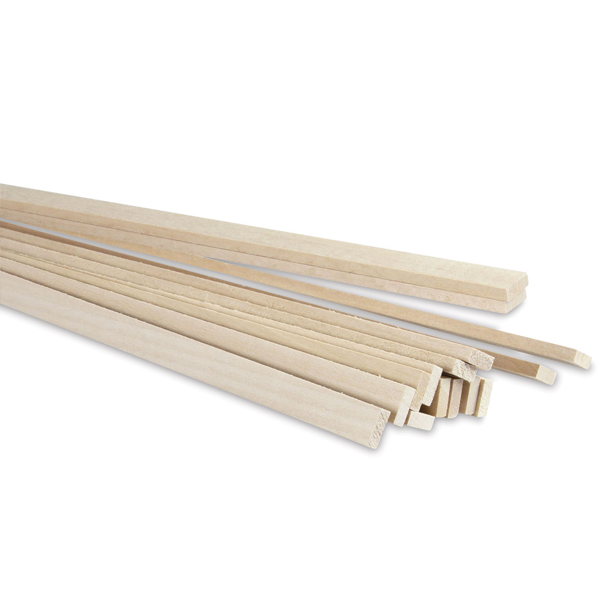 Midwest Products Basswood Strips - 15 Pieces, 1/8 x 1/2 x24