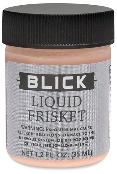 Blick Liquid Frisket - Front of 35 ml jar shown