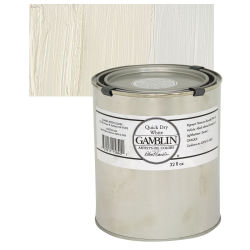 Gamblin Artist's Oil Color - Quick Dry White, 32 oz Can
