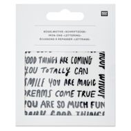 Rico Design Iron-On Lettering Patch