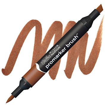 Open in modal - Winsor & Newton Promarker Brush Marker - Henna marker and swatch