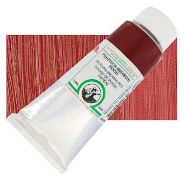 Open in modal - Old Holland Classic Oil Color - Persian (Indian) Red, 125 ml tube and swatch