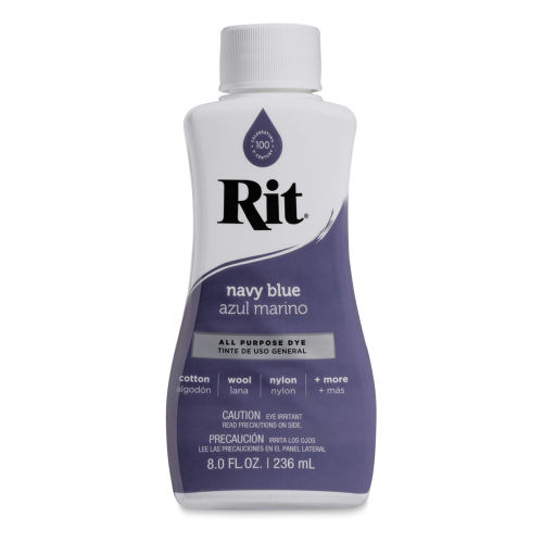 Rit All Purpose Liquid Dye - Navy Blue, 8 oz