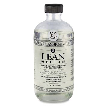 Open in modal - Chelsea Classical Studio Oils Lean Medium - Front of 4 oz bottle