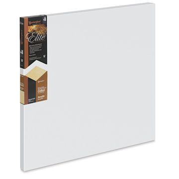 Open in modal - Masterpiece Elite Cotton Canvas - 18" x 18", Acrylic Primed