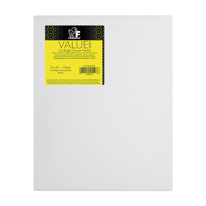 Fredrix Value Series Cut Edge Canvas Panel Packs BLICK Art Materials