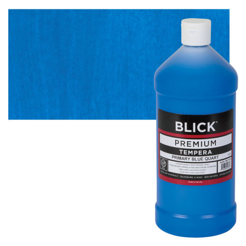 Blick Premium Grade Tempera - Black, 8 oz bottle