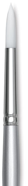 Open in modal - Silver Brush Silverwhite Synthetic Brush - Round, Short Handle, Size 10