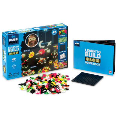 Plus-Plus Learn To Build Glow in the Dark Kit, Kit Contents