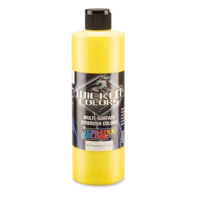 Createx Wicked Colors Airbrush Color - Opaque Bismuth Vanadate Yellow, 16 oz, Bottle