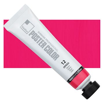 Open in modal -  ShinHan Professional Poster Color Paint - Opera, 40 ml tube and swatch