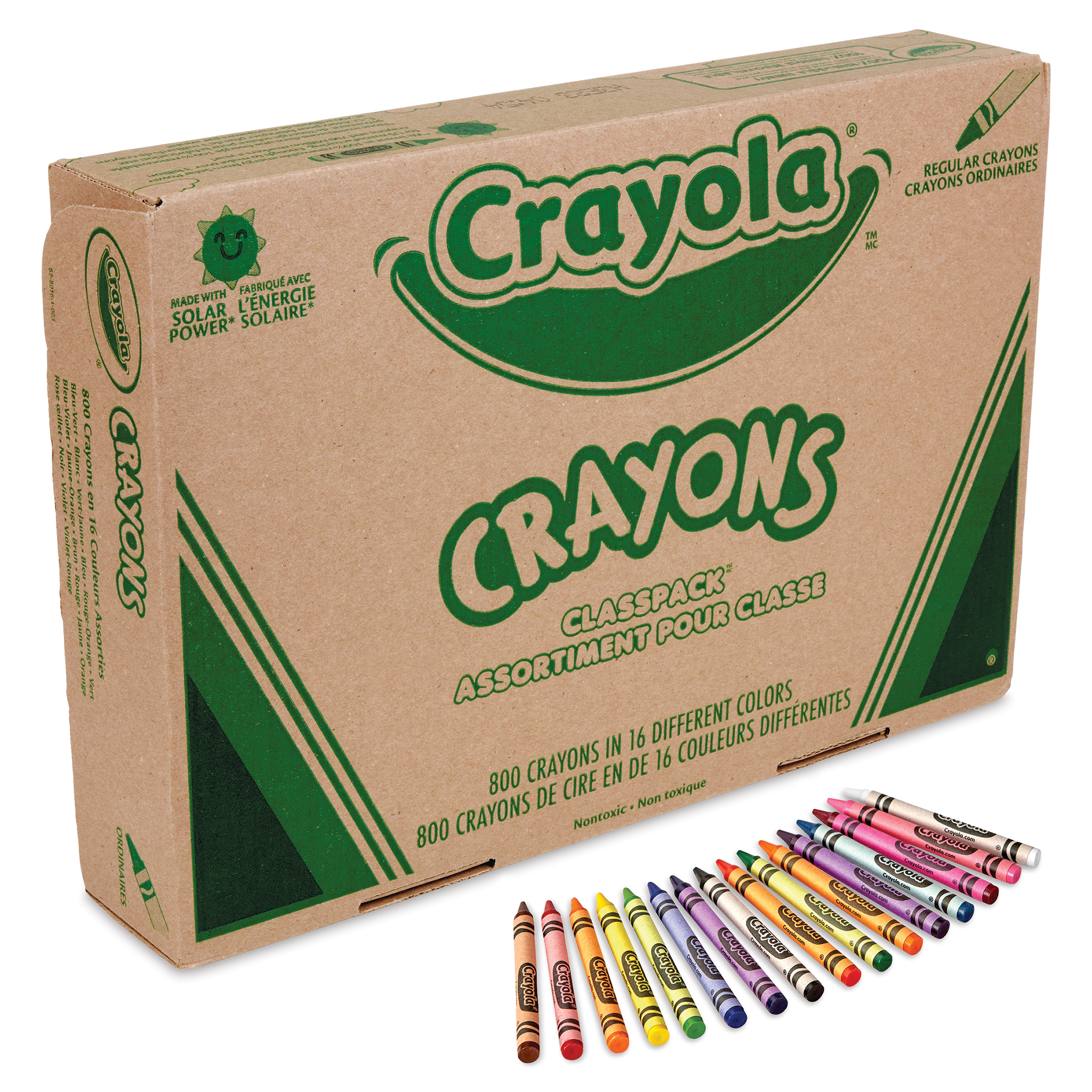  Crayola Crayon Classpack - 800ct (16 Assorted Colors