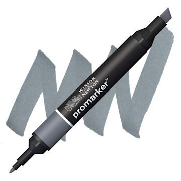 Open in modal - Winsor & Newton Promarker - Ice Gray 5 marker and swatch