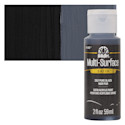 FolkArt Multi-Surface Acrylic Paint - Pure Black, 59 ml