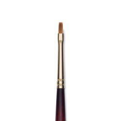 Princeton Synthetic Sable Brush - Bright, Long Handle, Size 1